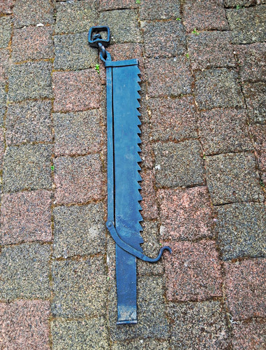Antike kaminsäge kesselhaken - antike,