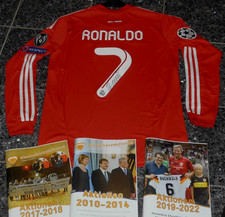 REAL MADRID "RONALDO" ADIDAS TRIKOT; GR.M Handsigniert CHARITY"