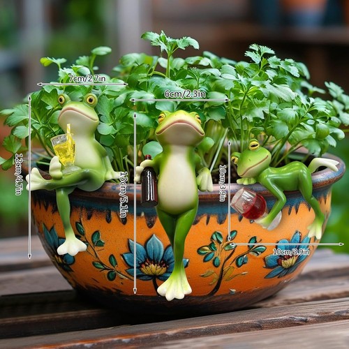 Frosch figuren teichdeko - frosch,