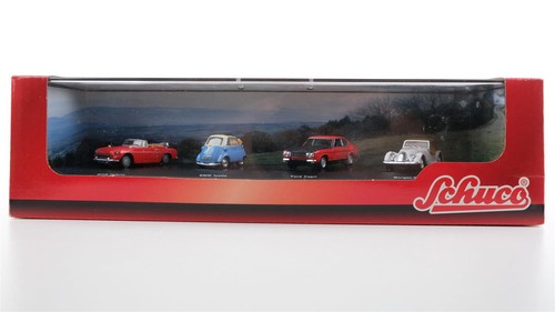 Schuco fahrzeug set mgb - h0, vw