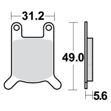 Bremsbeläge Vorderrad für