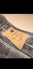 Vintage 1921 Jeans Hose y2k SLIM Schwarz Retro Old school 27/32