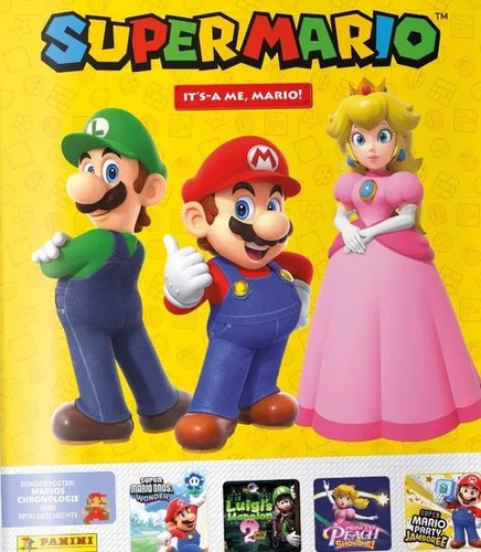 Panini sticker super mario - mario,