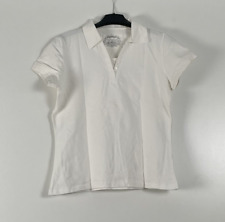 Damen/Mädchen Oberteil T-Shirt/Poloshirt weiß Yessica C&A Größe L Top Zustand