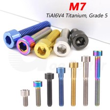 Titanschraube M7 DIN 912 Zylinderkopf Innensechskant Für Fahrrad Motorrad Tuning