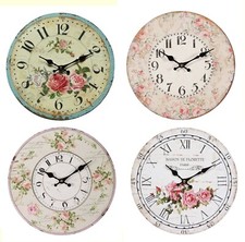Wanduhr Rosen Rosenmotiv