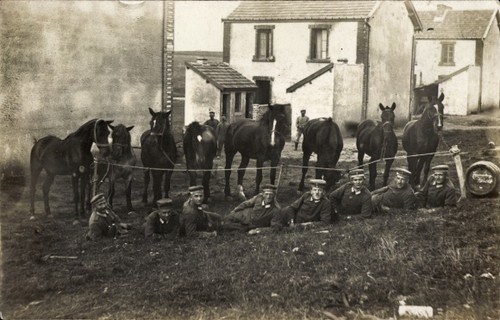 Foto deutsche soldaten in - ak,
