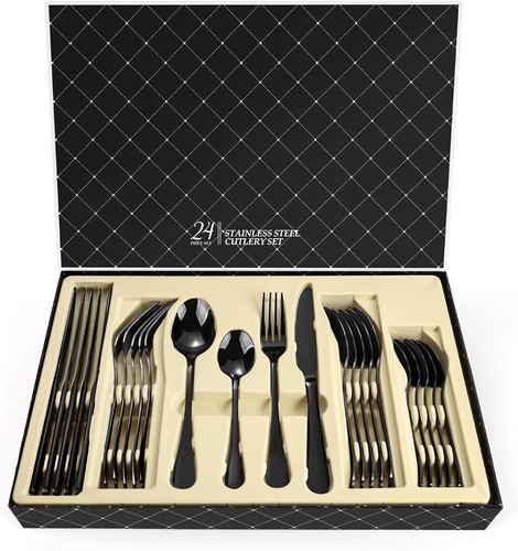 Teilig besteckset edelstahl - 24-teilig,