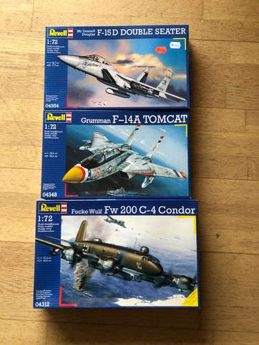 Konvolut revell 15d f - f-15d,, f-14a