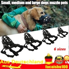 Maulkorb für kleine mittlere große extra große Hunde Anti-Beißen-Korbmaulkörbe#