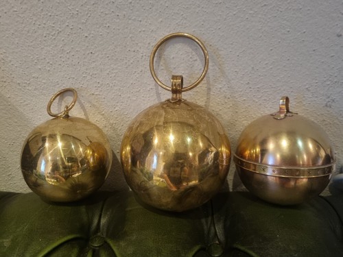 Vintage messingkugeln 70er - vintage,