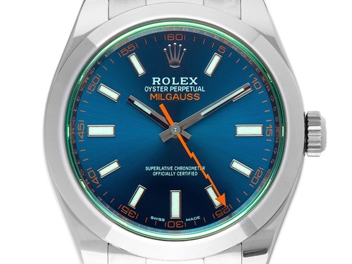 Rolex milgauss elektroblau - rolex,
