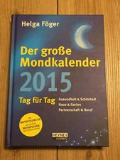 Der große Mondkalender 2015 Kalenderbuch Mondposter Booklet gebunden TOP!
