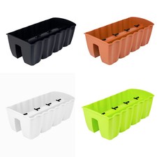 Blumenkasten 60cm Hängetopf Blumentopf Balkontopf Geländertopf DCRO 4 Farben