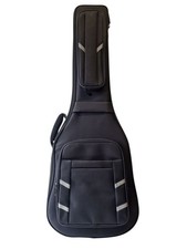 E-Gitarre Tasche Gigbag Case 25mm Polsterung Rucksack Schwarz Nylon 600D NEU TOP