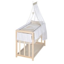 B-Ware roba Stubenbett 4 in 1, Beistellbett ‚Liebhabär‘ Babybett, Wiege & Kinder