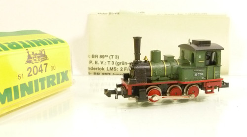 Minitrix 2047 dampflok - t3, br