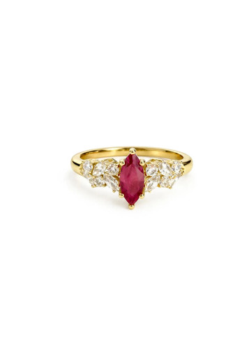 Natürlicher ruby marquise - ruby,