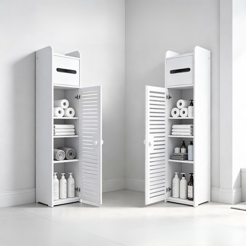Schmaler badezimmerschrank - schmaler,