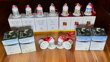 Hutschenreuther Weihnachtsglocken  1986, 1988,1 991, 192, 1994-2000 in OVP