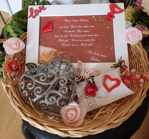 Geschenkkorb hochzeitstag mit - hochzeitstag,