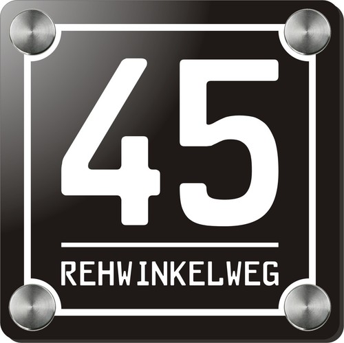 Hausnummer hausnummernschild - hausnummer,