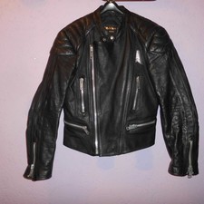 Motorradjacke Bikerjacke W.Krawehl Jacke Lederjacke Jacken Damenjacke Gr. 46 Top