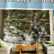 Fototapete Wasserfall 194x134 cm Einfach Einzubringen In OV Natur Motiv Wasser