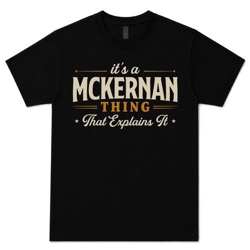 Mckernan thing that - it's,