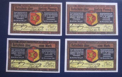 Notgeld stadt barntrup in - notgeld,