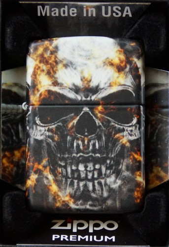 Zippo smokley skull - "smokley,