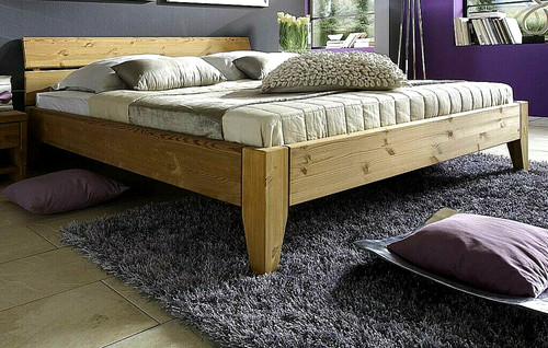 Massivholz bett 100x200 kiefer - bett,