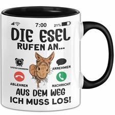 Esel liebhaber tasse - esel,