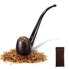 Langstiel Churchwarden Pfeife 9mm Handarbeit Bruyèreholz Gandalf Tabakpfeife