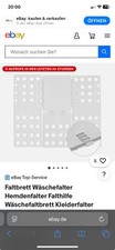 Falthilfe Wäschefalter Platzsparend. N E U