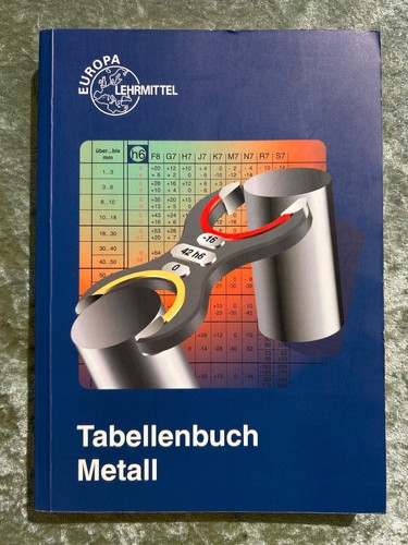Tabellenbuch metall europa - tabellenbuch,