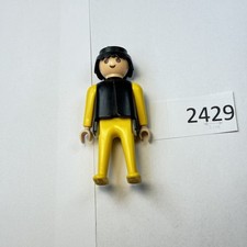 Playmobil Bürger Gelb Schwarz Klicky Figur Ritter Knappe Krieger Kämpfer P-2429