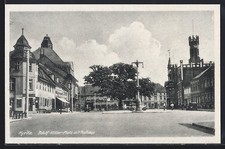 Kyritz, Platz mit Rathaus