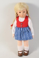 Q40T12- Käthe Kruse Puppe Christel Stoffkörper gemarkt