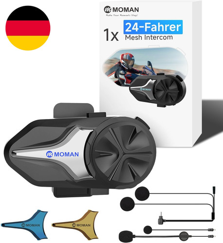 Moman cpx motorrad headset mit - moman,