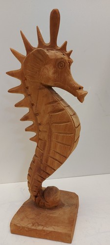 Holz seepferdchen 51cm deko - holz,