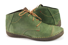 Josef Seibel Gr.40 Damen Stiefel Stiefelette Boots Leder Grün TOP  K 460