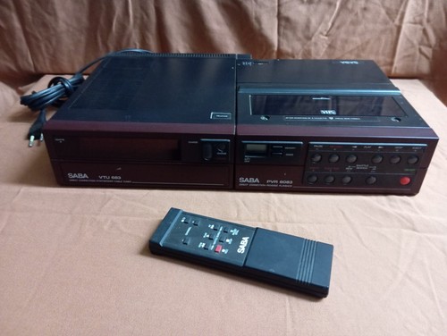 Vintage vhs videorecorder - videorecorder, saba