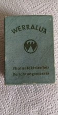 Werralux belichtungsmesser - belichtungsmesser, –