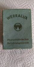 Werralux Belichtungsmesser –
