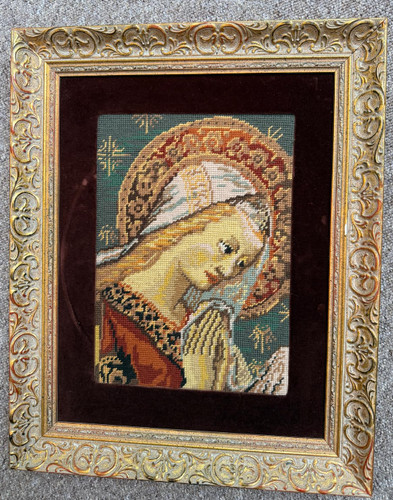 Gobelin stickbild madonna - gobelin,