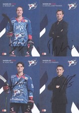 4 Autogrammkarten  Adler