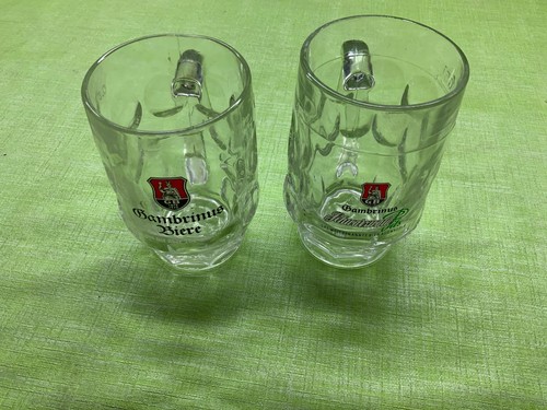 Glaskrug gambrinus bier - 2,