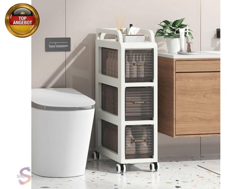 Badezimmerschrank auf rollen - badezimmerschrank,