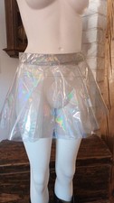 Transparenter PVC Rock, Größe S/M, Wie Neu